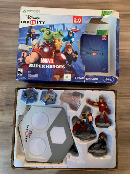 PiXEL-RETRO.COM : XBOX 360 DISNEY INFINITY MARVEL SUPER HEROES 2.0 STARTER PACK