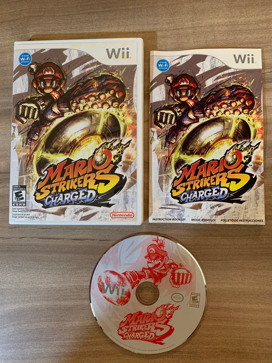 PiXEL-RETRO.COM : NINTENDO WII COMPLET CIB BOX MANUAL GAME NTSC MARIO STRIKERS CHARGED