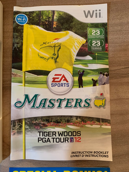 NiNTENDO Wii | TiGER WOODS PGA TOUR 12 THE MASTERS
