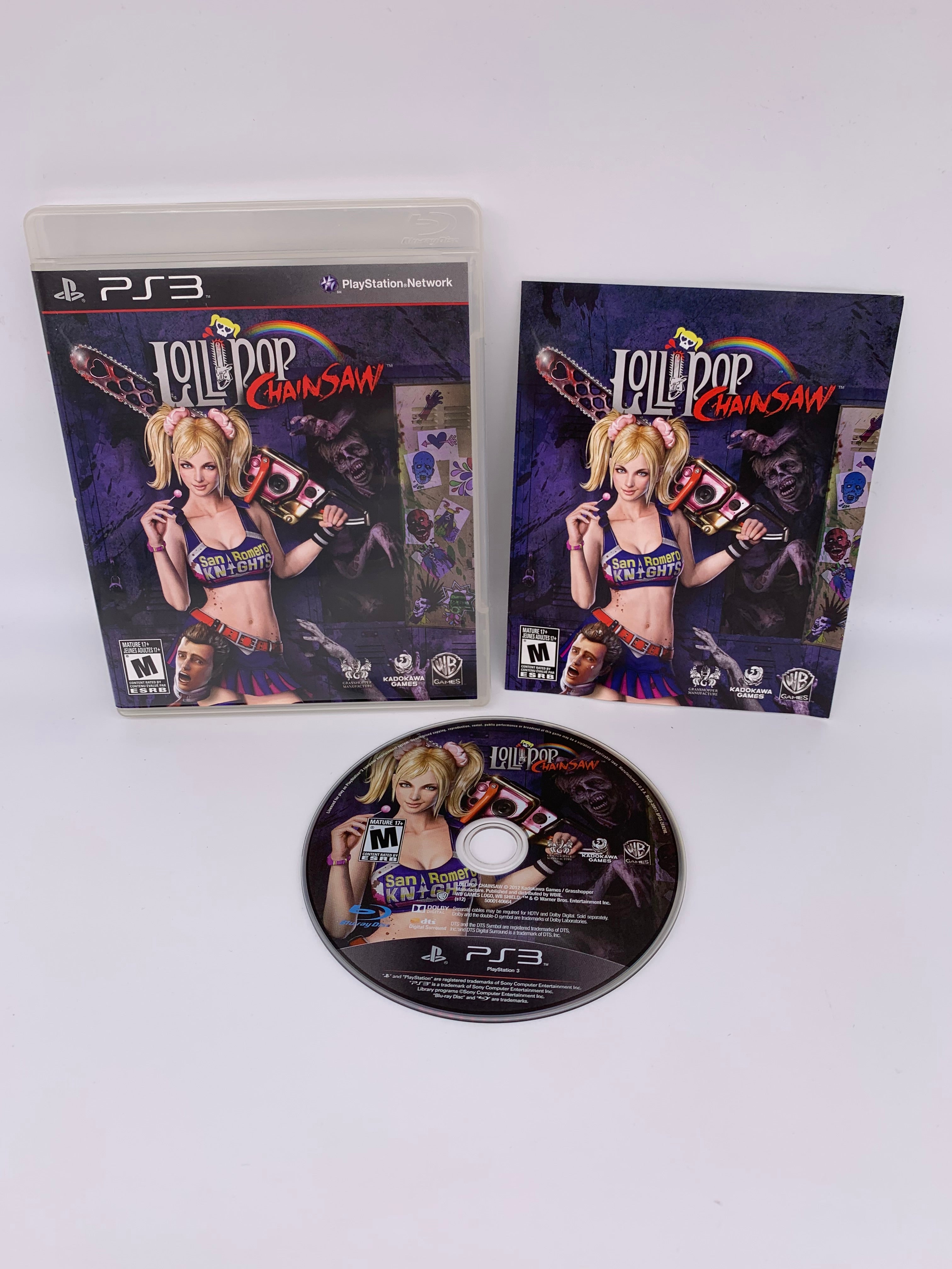 Lollipop Chainsaw on Playstation 3 selling cib