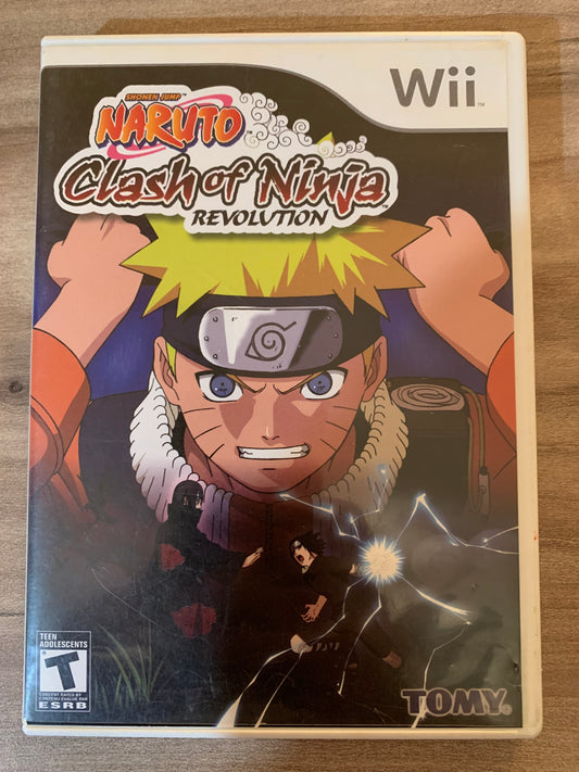 PiXEL-RETRO.COM : NINTENDO WII COMPLET CIB BOX MANUAL GAME NTSC NARUTO CLASH OF NINJA REVOLUTION