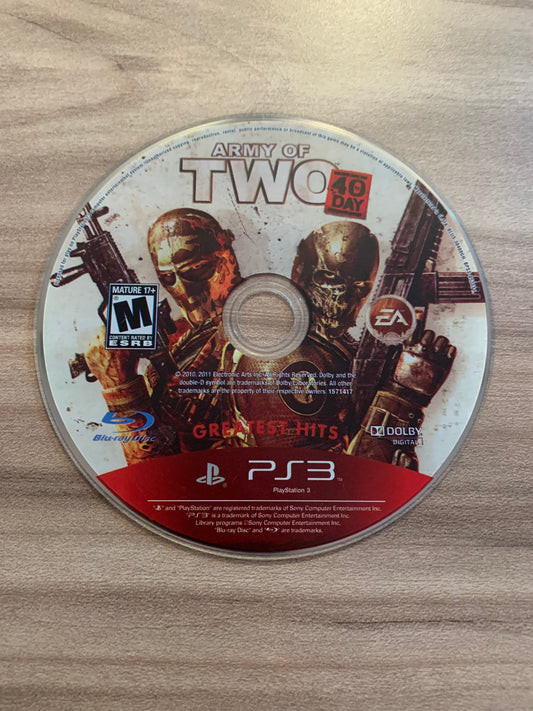 PiXEL-RETRO.COM : SONY PLAYSTATION 3 (PS3) COMPLET CIB BOX MANUAL GAME NTSC ARMY OF TWO THE 40TH DAY