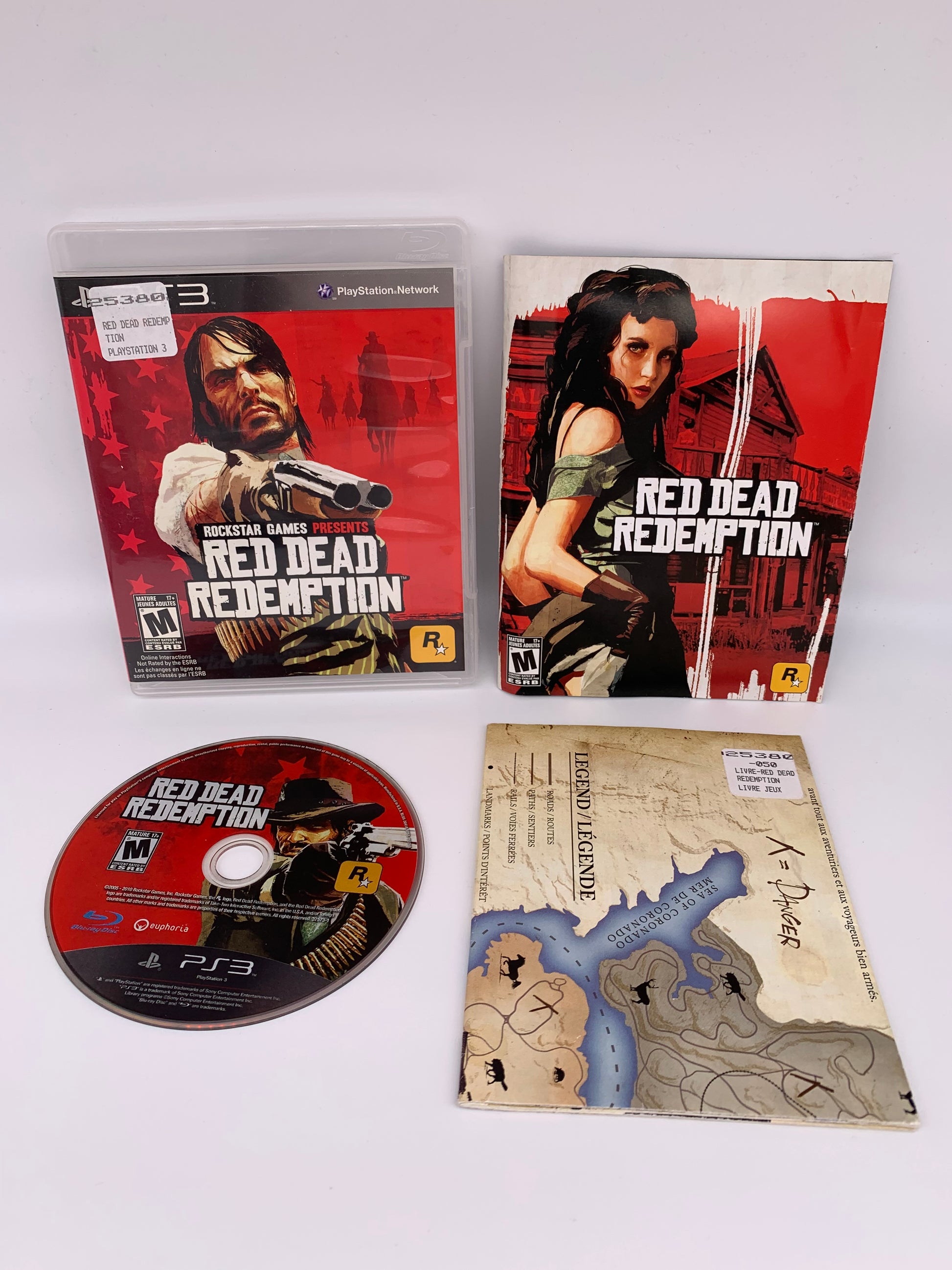 PiXEL-RETRO.COM : SONY PLAYSTATION 3 (PS3) COMPLETE IN BOX CIB MANUAL GAME NTSC RED DEAD REDEMPTION