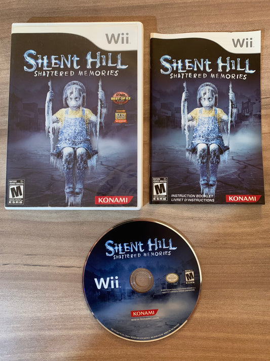 PiXEL-RETRO.COM : NINTENDO WII COMPLET CIB BOX MANUAL GAME NTSC SILENT HILL SHATTERED MEMORIES