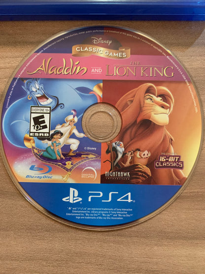 SONY PLAYSTATiON 4 [PS4] | DiSNEY CLASSiC GAMES ALADDiN AND THE LiON KiNG