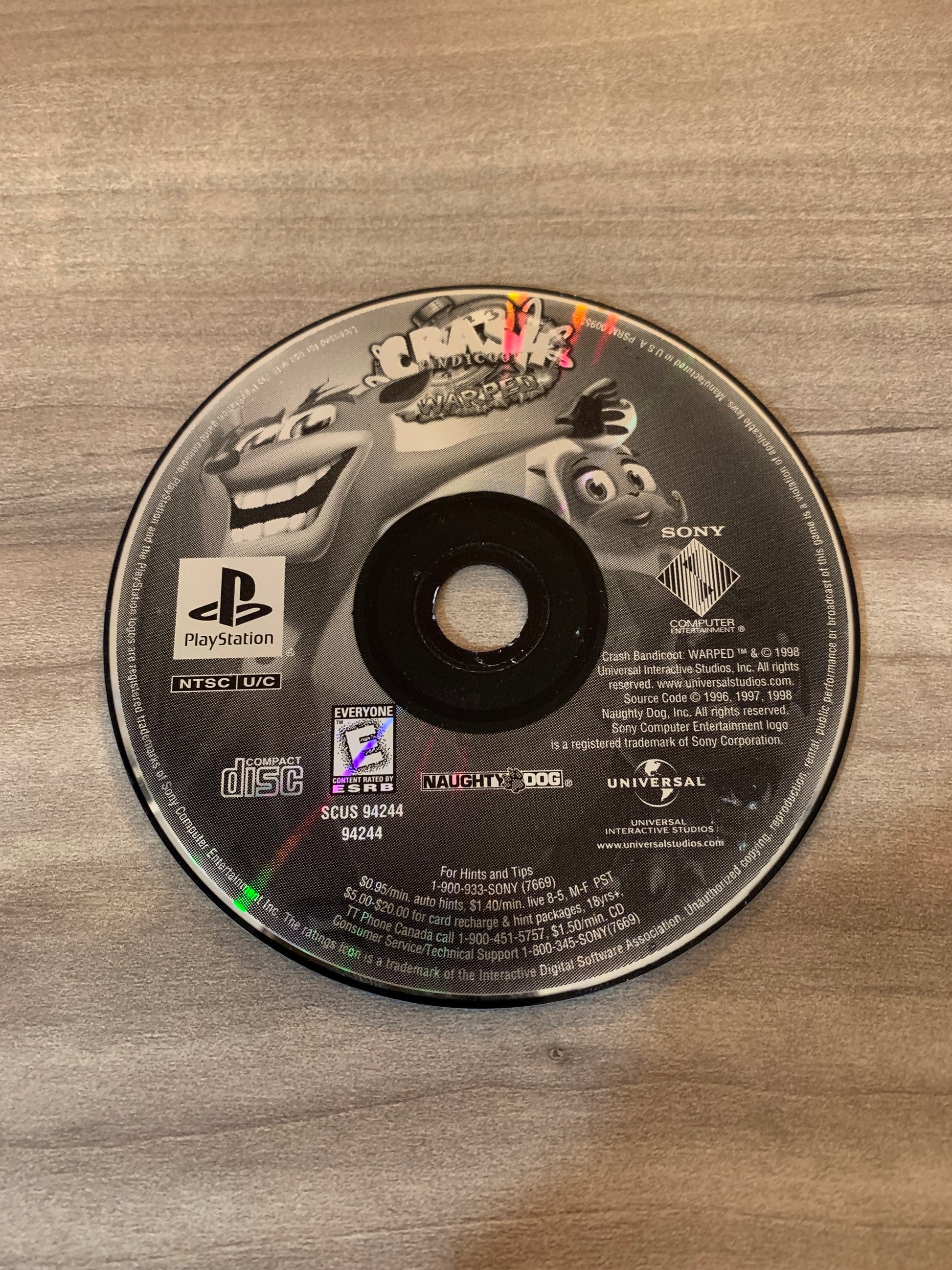 PiXEL-RETRO.COM : SONY PLAYSTATION 1 (PS1) COMPLET CIB BOX MANUAL GAME NTSC CRASH BANDICOOT 3 WARPED