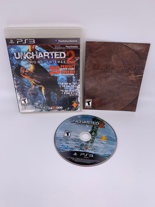 PiXEL-RETRO.COM : SONY PLAYSTATION 3 (PS3) COMPLET CIB BOX MANUAL GAME NTSC UNCHARTED 2 AMONG THIEVES