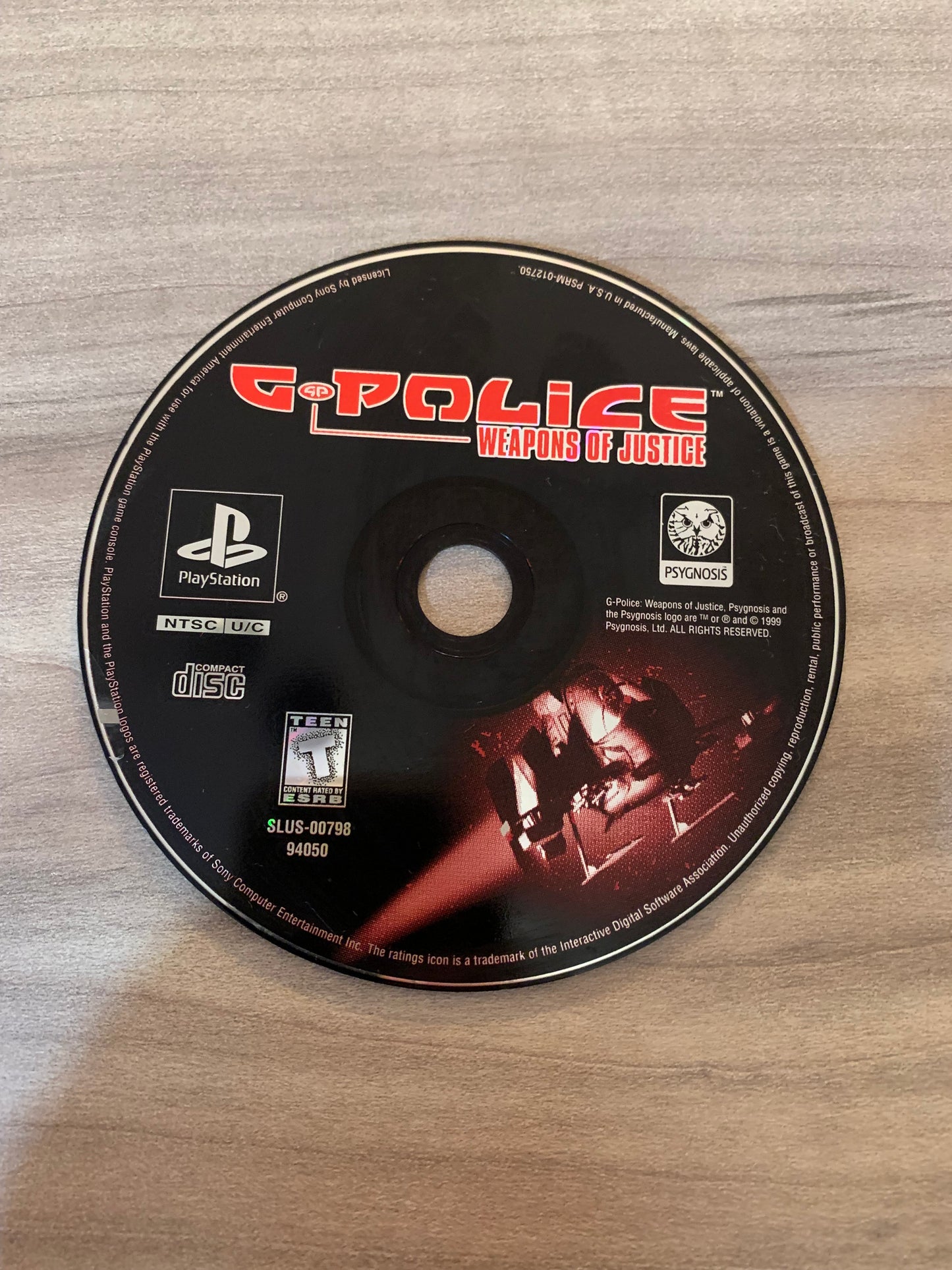 PiXEL-RETRO.COM : SONY PLAYSTATION 1 (PS1) GAME NTSC G-POLICE WEAPONS OF JUSTICE