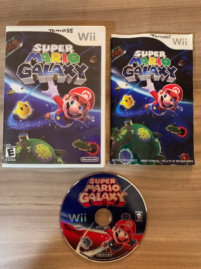 PiXEL-RETRO.COM : NINTENDO WII COMPLET CIB BOX MANUAL GAME NTSC SUPER MARIO GALAXY