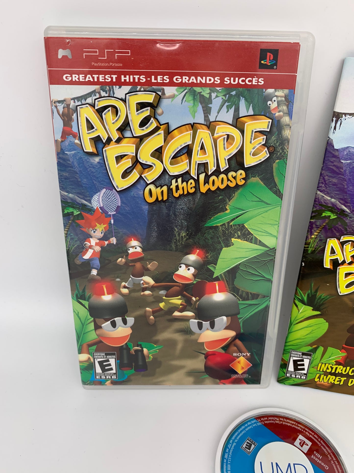 SONY PLAYSTATiON PORTABLE [PSP] | APE ESCAPE ON THE LOOSE | GREATEST HiTS
