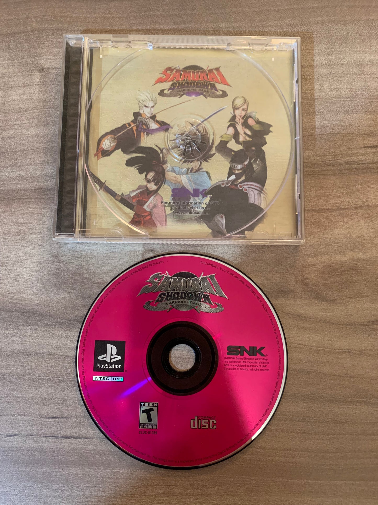 PiXEL-RETRO.COM : SONY PLAYSTATION 1 (PS1) GAME BOX NTSC SAMURAI SHODOWN WARRIORS RAGE