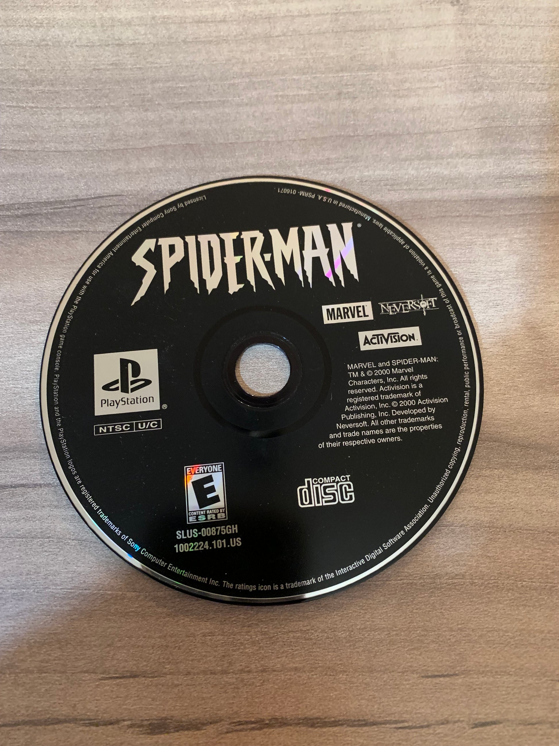 PiXEL-RETRO.COM : SONY PLAYSTATION 1 (PS1) GAME NTSC SPIDER-MAN