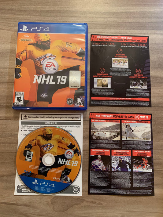PiXEL-RETRO.COM : SONY PLAYSTATION 4 (PS4) COMPLETE CIB BOX MANUAL GAME NTSC NHL 19