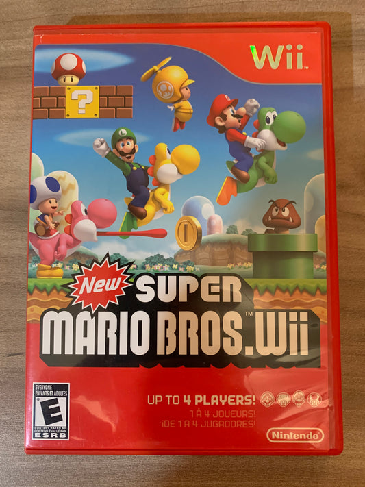 PiXEL-RETRO.COM : NINTENDO WII COMPLET CIB BOX MANUAL GAME NTSC NEW SUPER MARIO BROS. WII