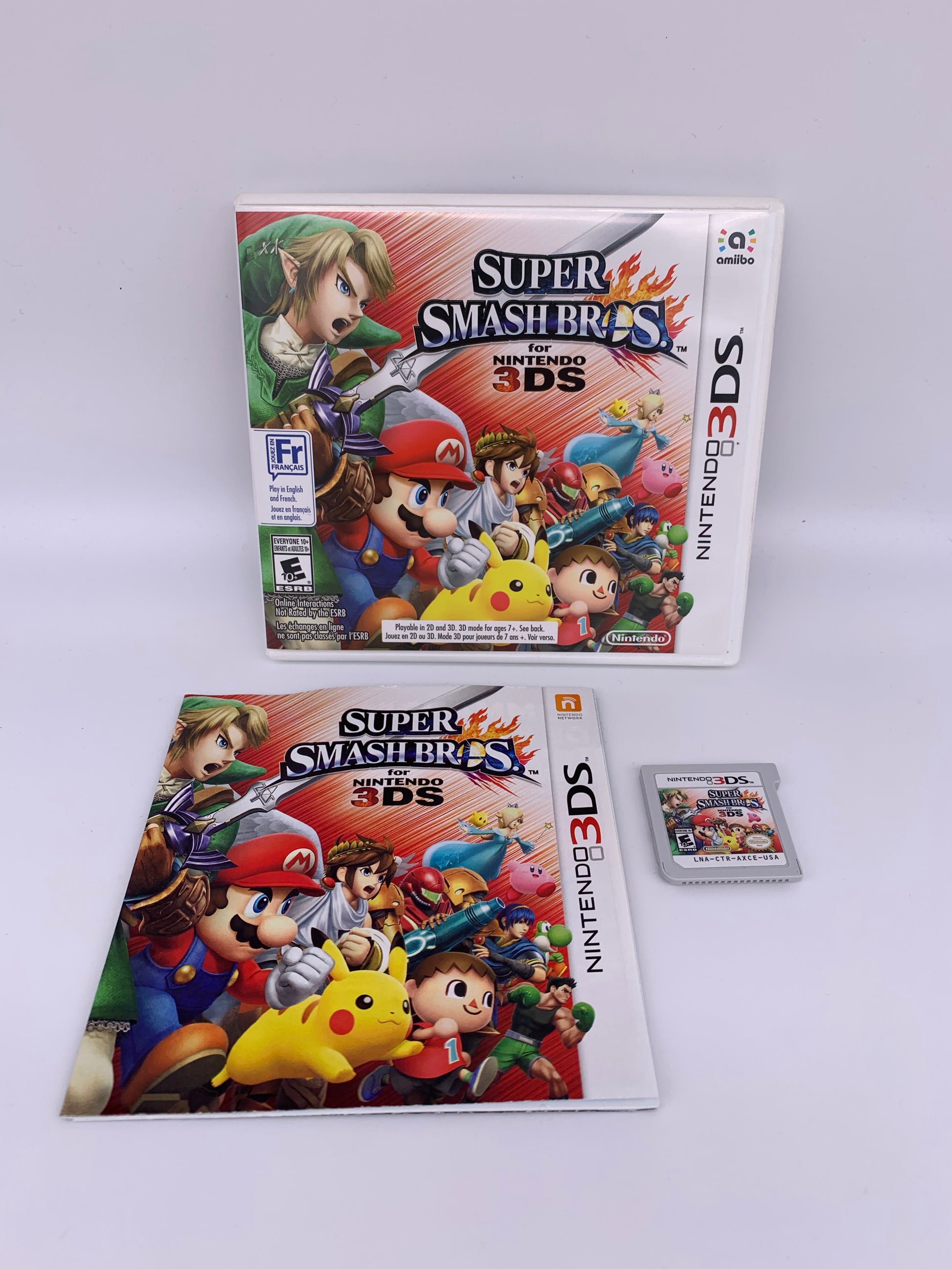 PiXEL-RETRO.COM : NINTENDO 3DS (3DS) SUPER SMASH BROS. COMPLETE CIB BOX MANUAL GAME NTSC