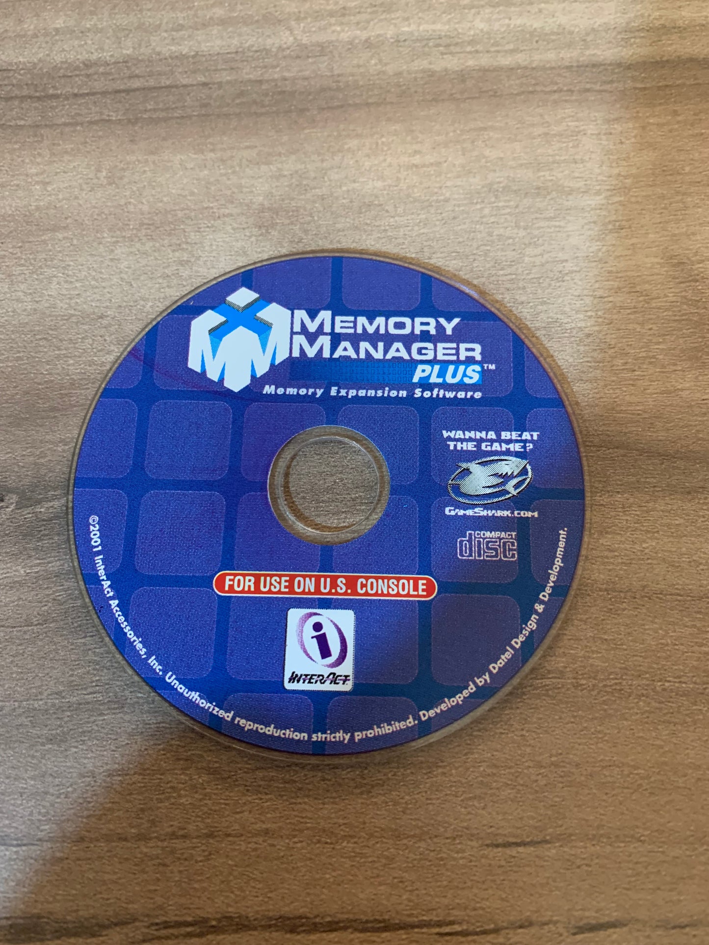 PiXEL-RETRO.COM : NINTENDO GAMECUBE (GC) GAME NTSC MEMORY MANAGER PLUS EXPANSION SOFTWARE GAMESHARK