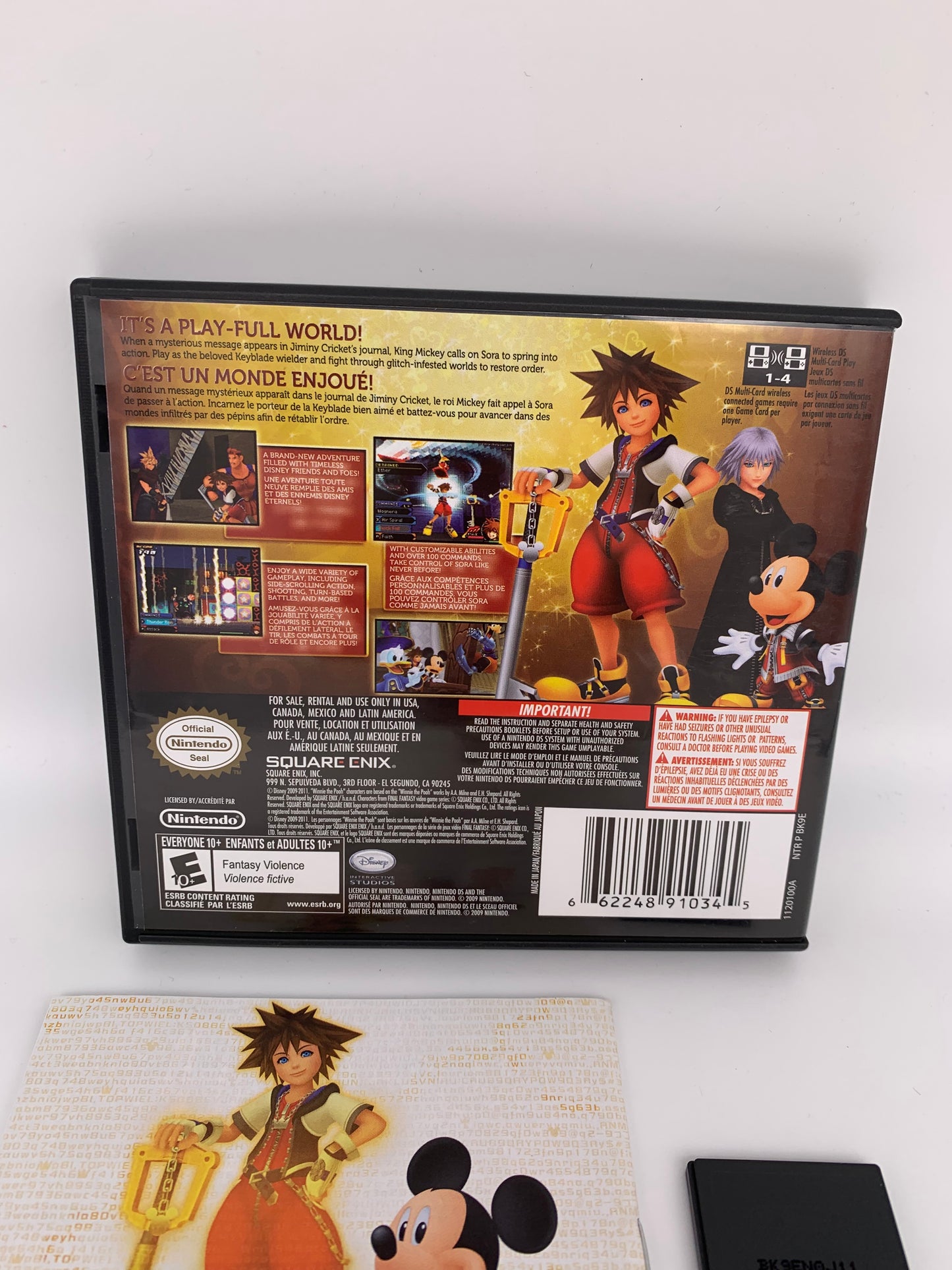 NiNTENDO DS | KiNGDOM HEARTS RE CODED