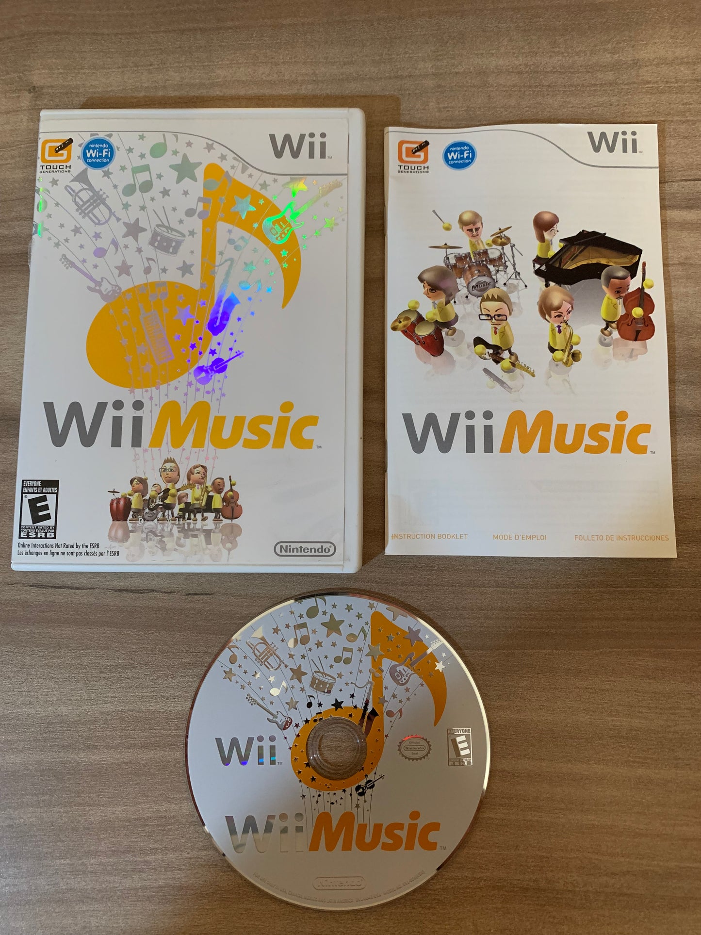 PiXEL-RETRO.COM : NINTENDO WII COMPLET CIB BOX MANUAL GAME NTSC WII MUSIC