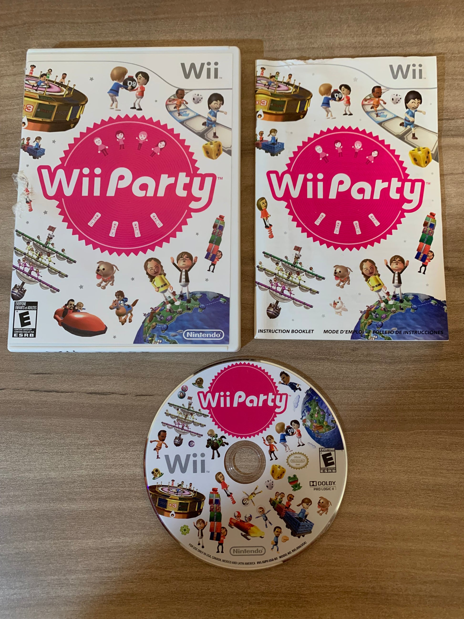 PiXEL-RETRO.COM : NINTENDO WII COMPLET CIB BOX MANUAL GAME NTSC WII PARTY