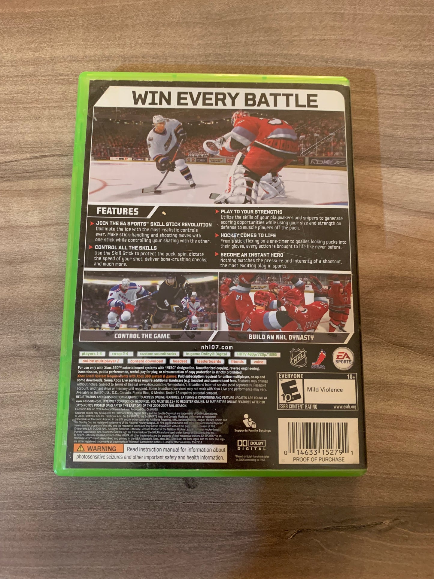 MiCROSOFT XBOX 360 | NHL 07