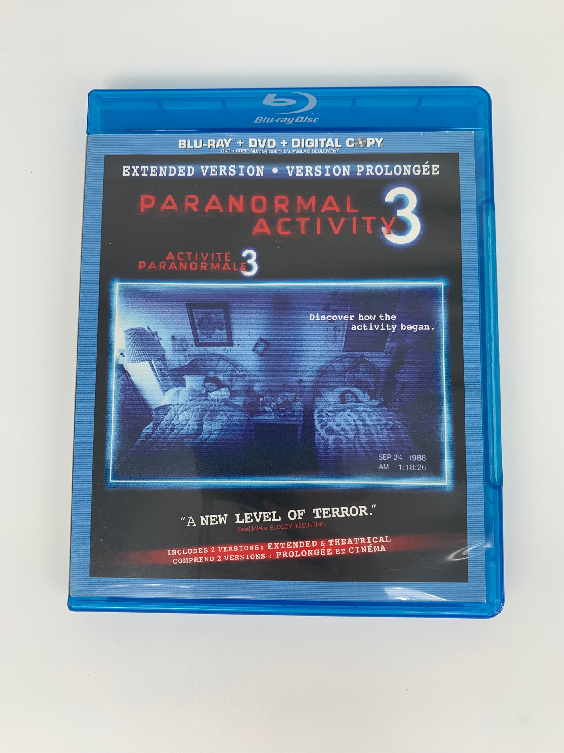 PiXEL-RETRO.COM : Movie Blu-Ray DVD Paranormal Activity 3