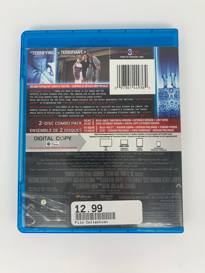FiLM BLU-RAY | ACTiViTÉ PARANORMALE 3 [PARANORMAL ACTiViTY 3]