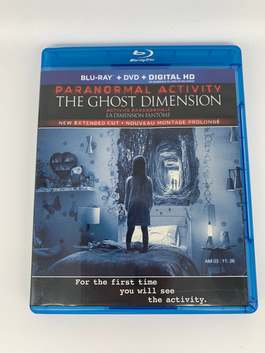 PiXEL-RETRO.COM : Movie Blu-Ray DVD Paranormal Activity the Ghost Dimension