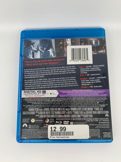 BLU-RAY FILM | PARANORMAL ACTIVITY THE GHOST DIMENSiON