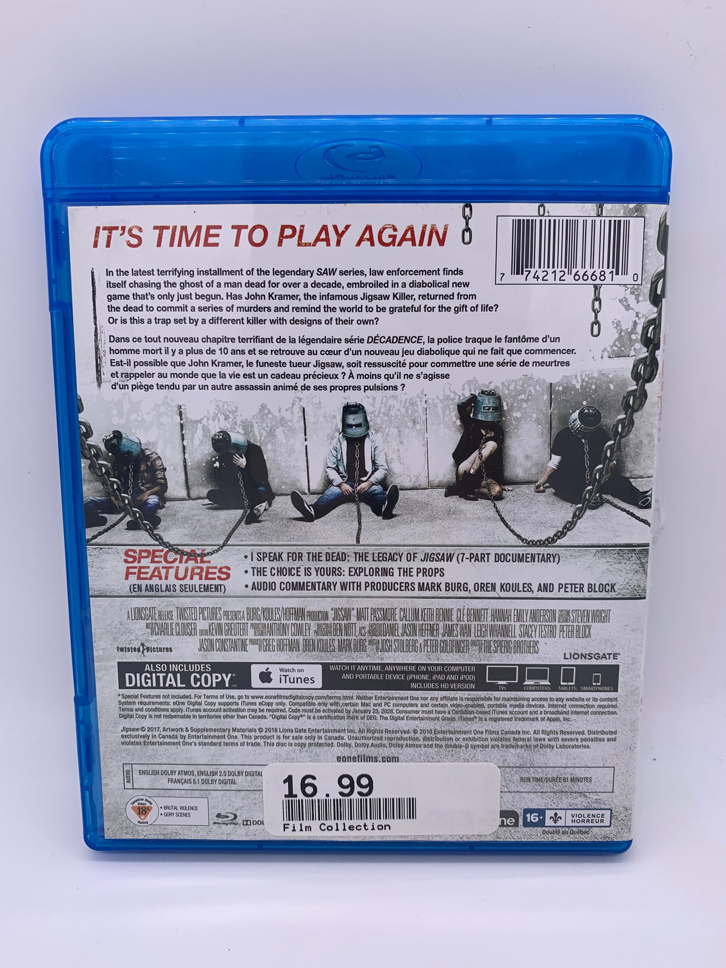 BLU-RAY FILM | DECADANCE THE LEGACY [JiGSAW THE GAME CONTINUES]