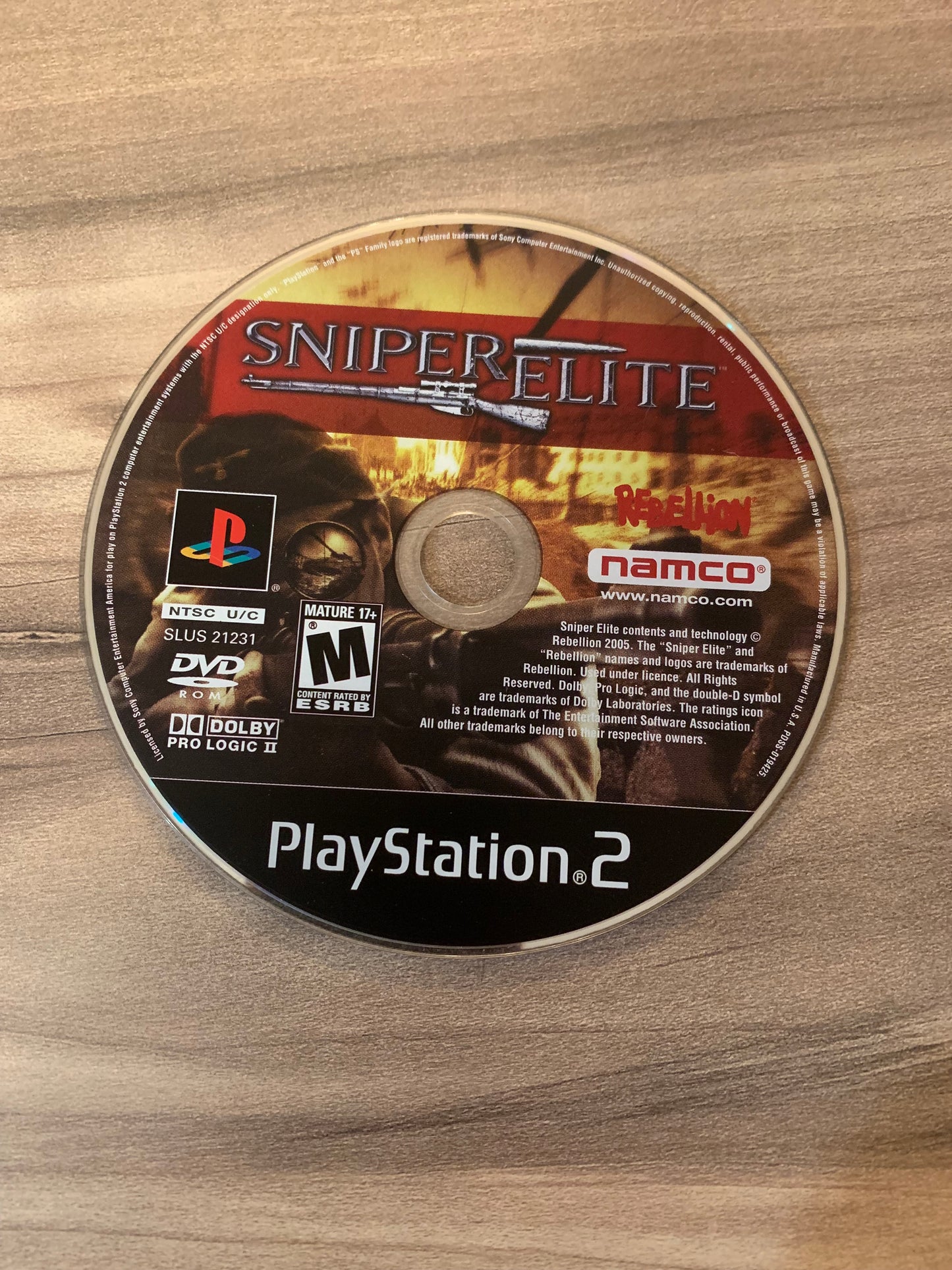 PiXEL-RETRO.COM : SONY PLAYSTATION 2 PS2 SNIPER ELITE GAME NTSC