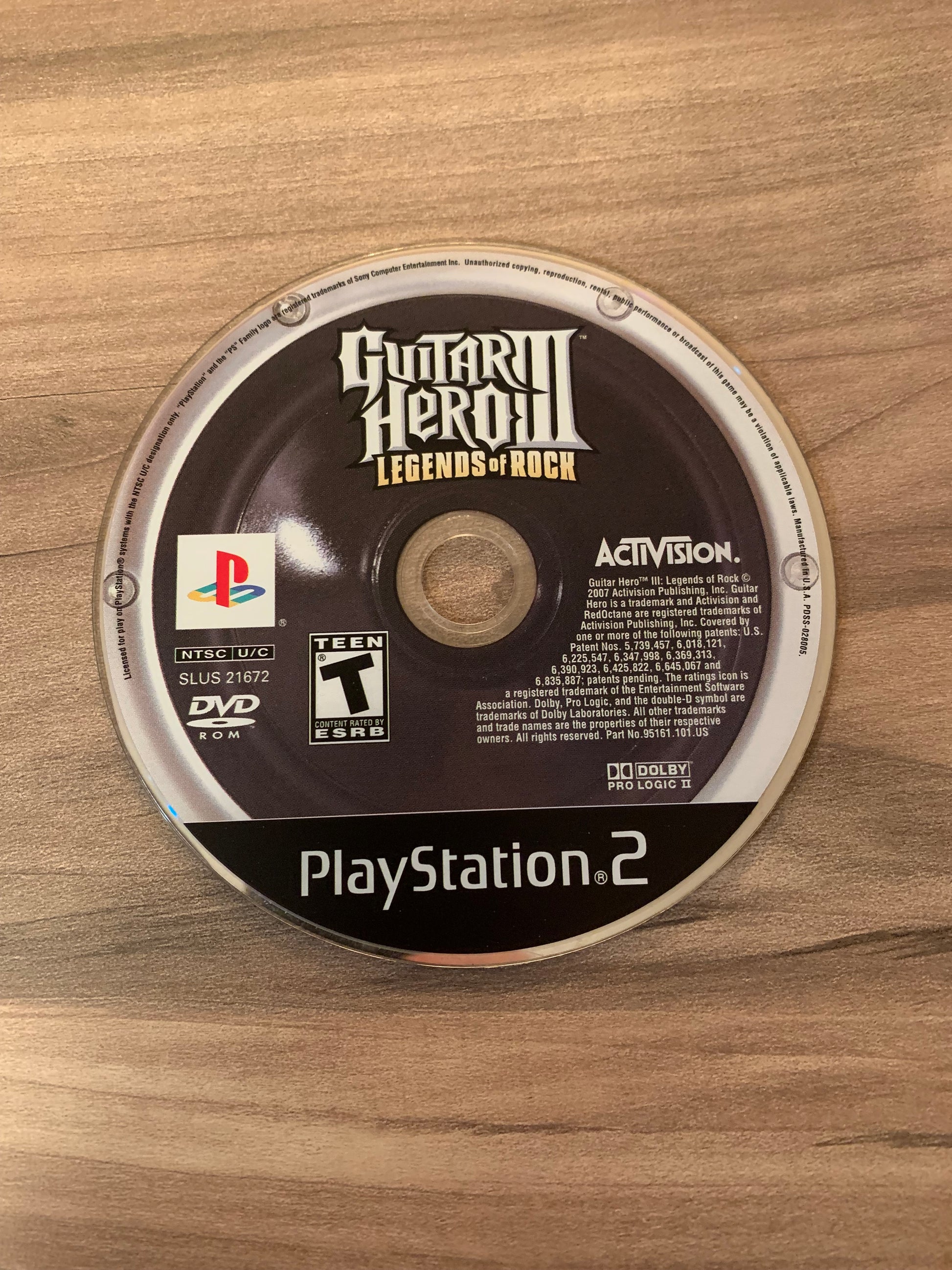 PiXEL-RETRO.COM : SONY PLAYSTATION 2 (PS2) GAME NTSC GUITAR HERO III LEGENDS OF ROCK