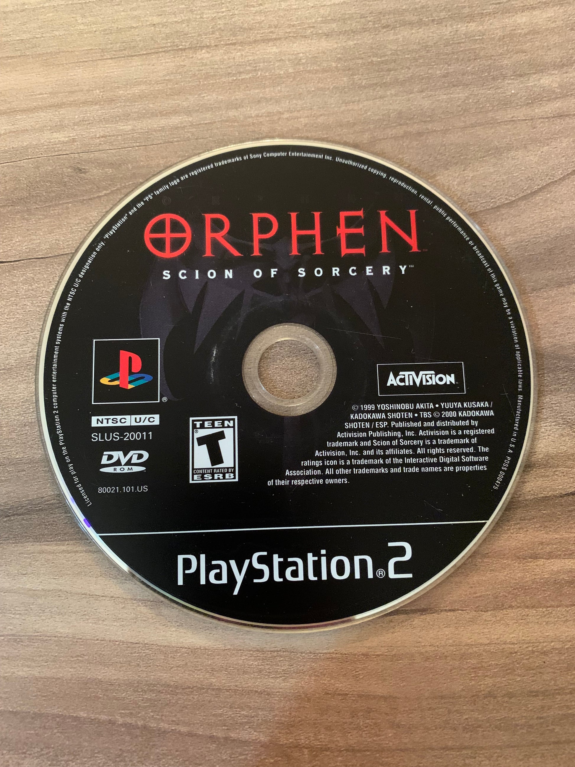 PiXEL-RETRO.COM : SONY PLAYSTATION 2 (PS2) GAME NTSC ORPHEN SCION OF SORCERY