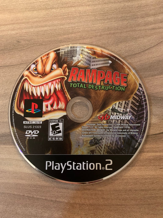 PiXEL-RETRO.COM : SONY PLAYSTATION 2 (PS2) GAME NTSC RAMPAGE TOTAL DESTRUCTION