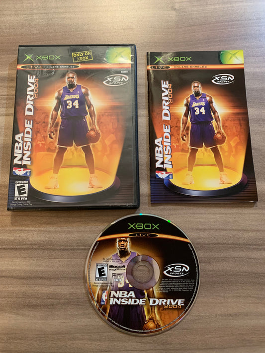 PiXEL-RETRO.COM : MICROSOFT XBOX COMPLETE CIB BOX MANUAL GAME NTSC NBA INSIDE DRIVE 2004