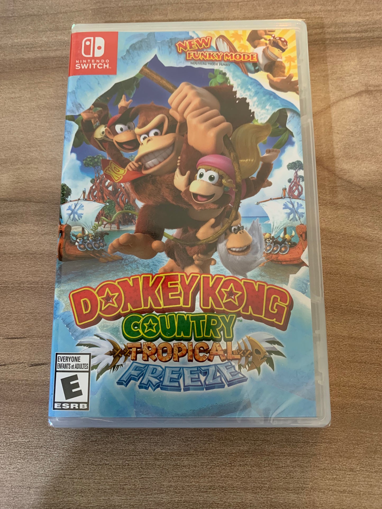 PiXEL-RETRO.COM : NINTENDO SWITCH NEW SEALED IN BOX COMPLETE MANUAL GAME NTSC DONKEY KONG COUNTRY TROPICAL FREEZE