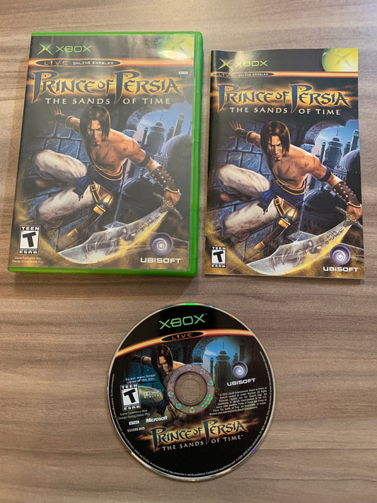 PiXEL-RETRO.COM : MICROSOFT XBOX COMPLETE CIB BOX MANUAL GAME NTSC PRINCE OF PERSIA THE SANDS OF TIME