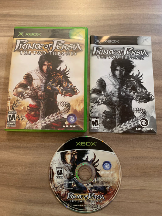 PiXEL-RETRO.COM : MICROSOFT XBOX COMPLETE CIB BOX MANUAL GAME NTSC PRINCE OF PERSIA THE TWO THRONES