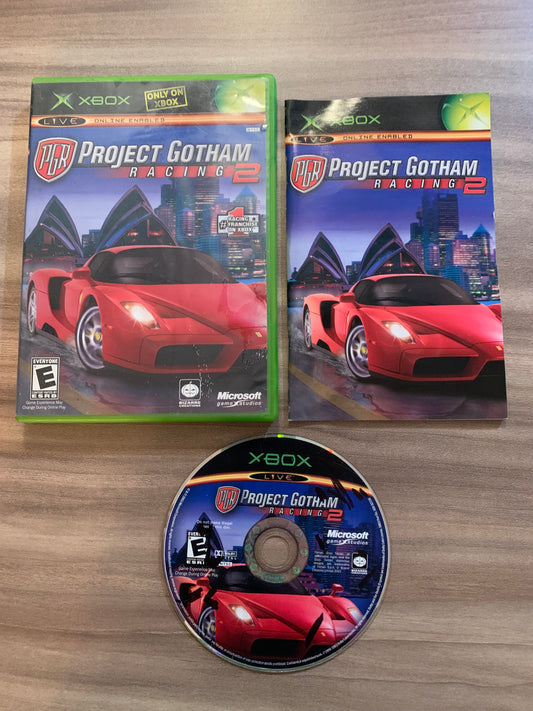 PiXEL-RETRO.COM : MICROSOFT XBOX COMPLETE CIB BOX MANUAL GAME NTSC PROJECT GOTHAM RACING 2