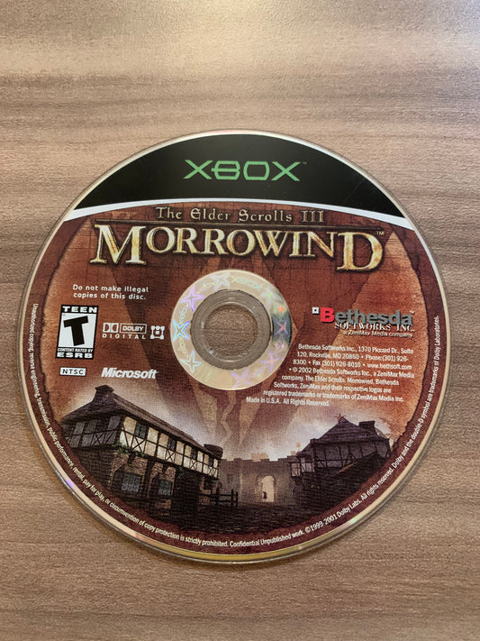 PiXEL-RETRO.COM : MICROSOFT XBOX COMPLETE CIB BOX MANUAL GAME NTSC THE ELDER SCROLLS III MORROWIND