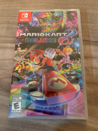 PiXEL-RETRO.COM : NINTENDO SWITCH NEW SEALED IN BOX COMPLETE MANUAL GAME NTSC MARIO KART 8 DELUXE