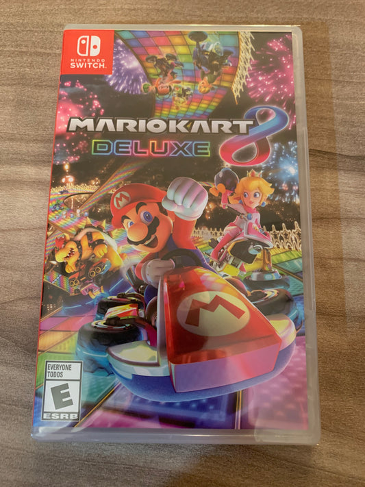 PiXEL-RETRO.COM : NINTENDO SWITCH NEW SEALED IN BOX COMPLETE MANUAL GAME NTSC MARIO KART 8 DELUXE