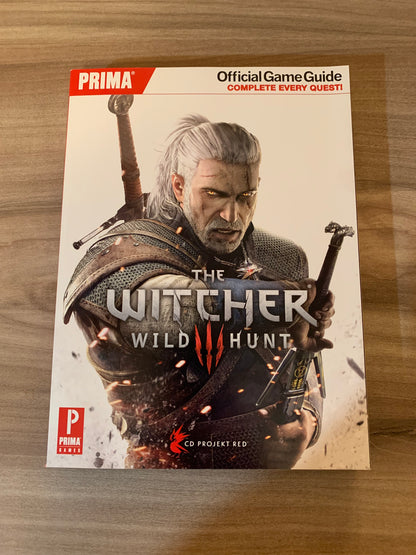 PiXEL-RETRO.COM : BOOKS STRATEGY PLAYER'S GUIDE WALKTHROUGH OFFICIAL PRIMA THE WITCHER III WILD HUNT
