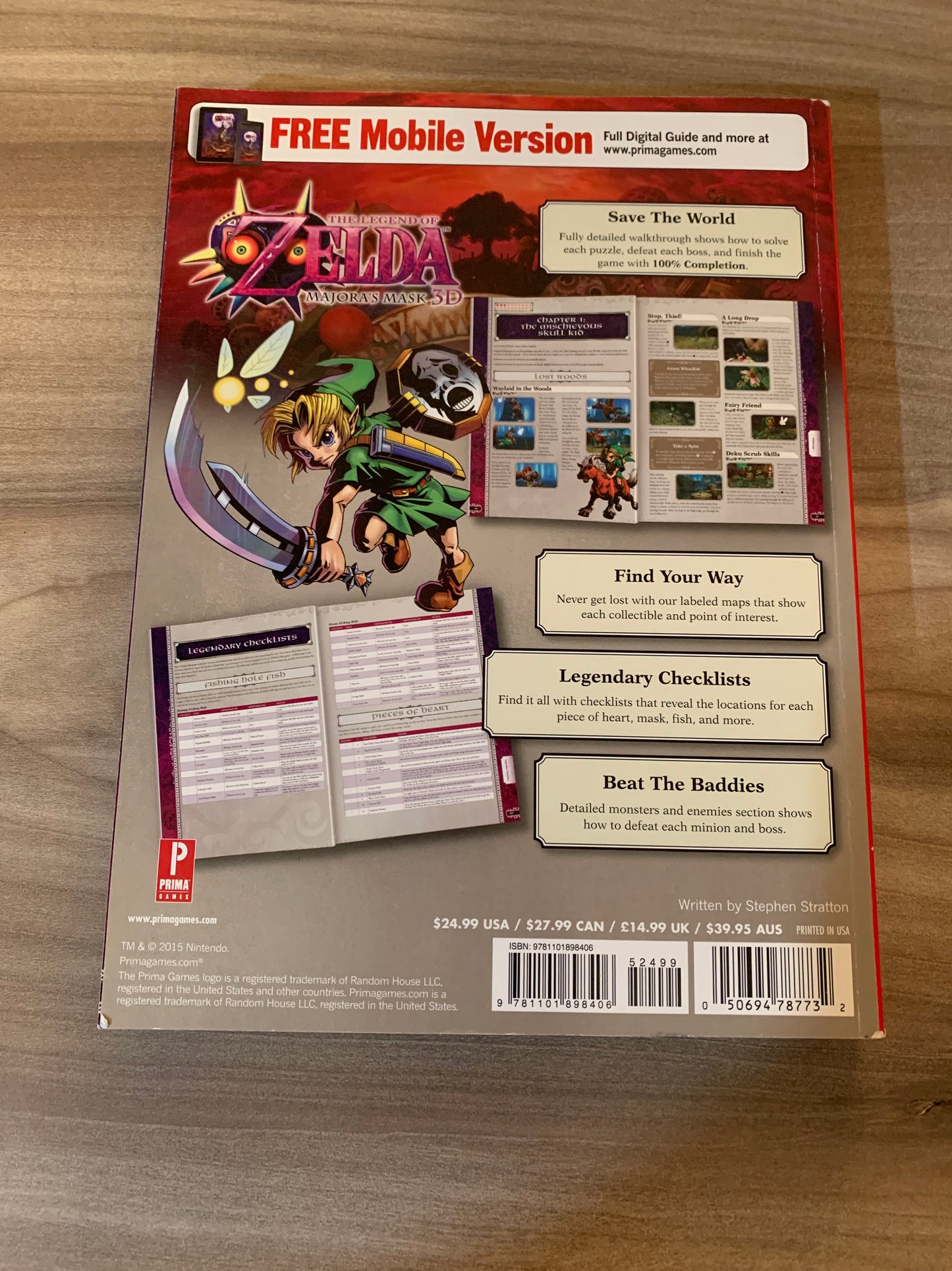 THE LEGEND OF ZELDA MAJORAS MASK 3D STRATEGY GUiDE PRiMA GAMES