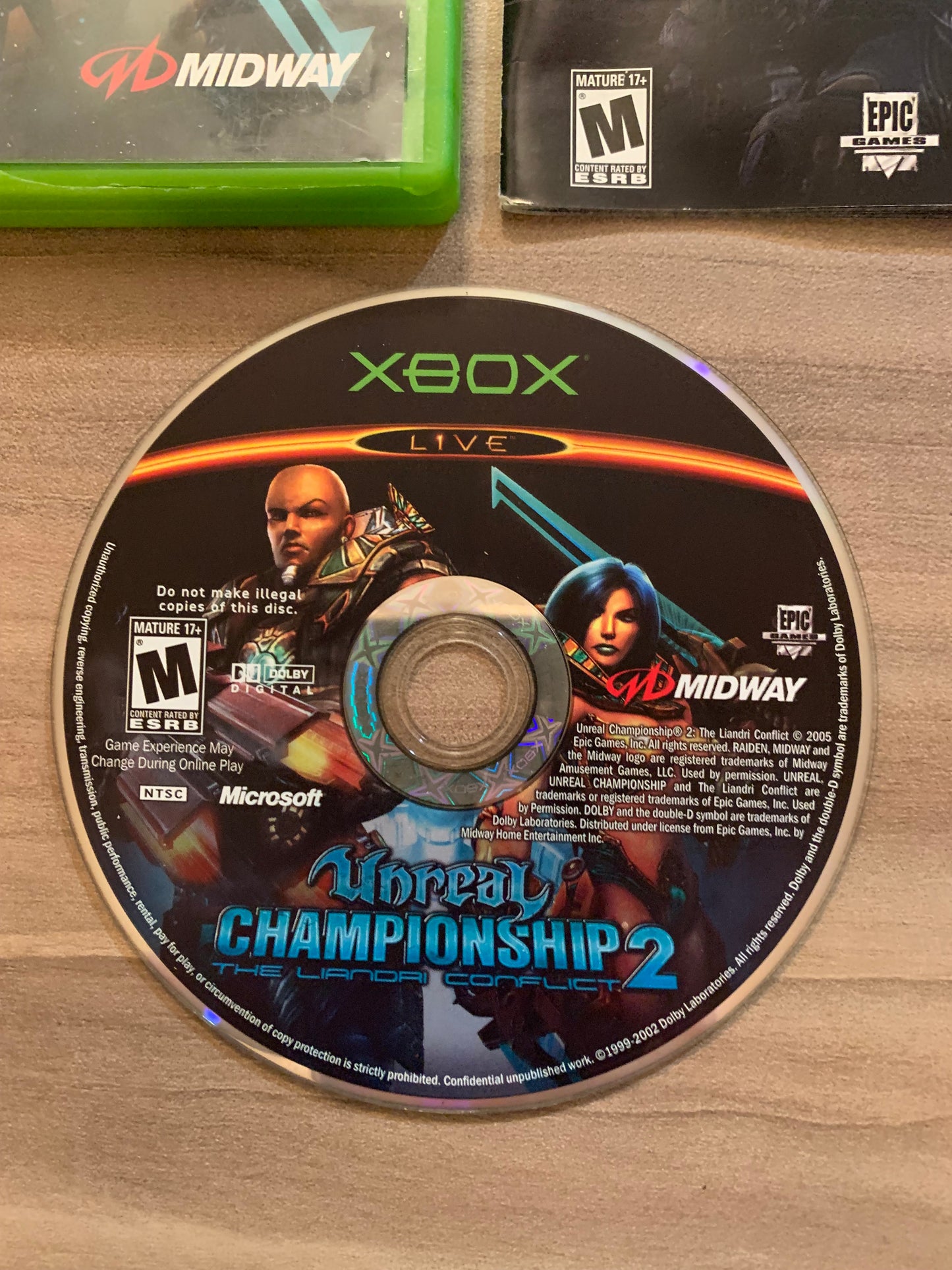 MiCROSOFT XBOX ORiGiNAL | UNREAL CHAMPiONSHiP 2 THE LiANDRi CONFLiCT