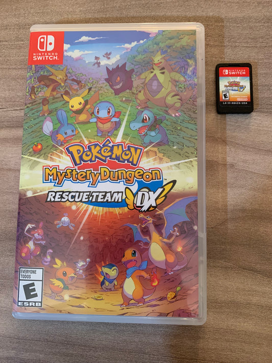 PiXEL-RETRO.COM : NINTENDO SWITCH NEW SEALED IN BOX COMPLETE MANUAL GAME NTSC POKEMON MYSTERY DUNGEON RESCUE TEAM DX
