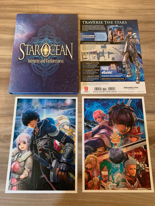 PiXELRETROGAME.COM : BOOKS STRATEGY PLAYER'S GUIDE WALKTHROUGH OFFICIAL PRIMA GAMES STAR OCEAN INTEGRITY AND FAITHLESSNESS COLLECTOR'S EDITION