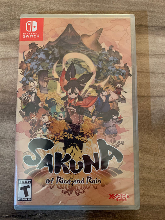PiXEL-RETRO.COM : NINTENDO SWITCH NEW SEALED IN BOX COMPLETE MANUAL GAME NTSC SAKUNA OF RICE AND RUIN