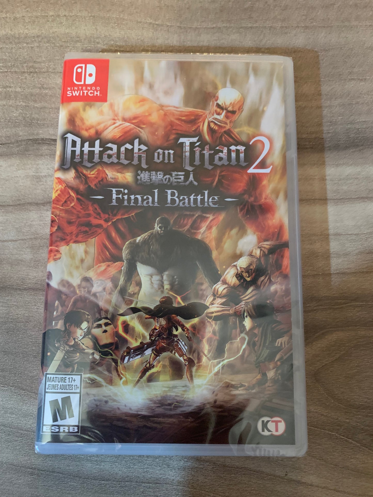PiXEL-RETRO.COM : NINTENDO SWITCH NEW SEALED IN BOX COMPLETE MANUAL GAME NTSC ATTACK ON TITAN 2 FINAL BATTLE