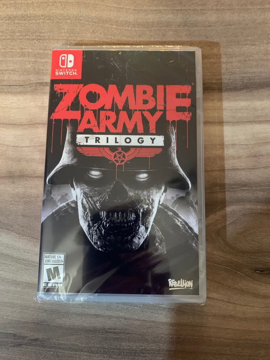 PiXEL-RETRO.COM : NINTENDO SWITCH ZOMBIE ARMY TRILOGY GAME NEW SEALED NTSC