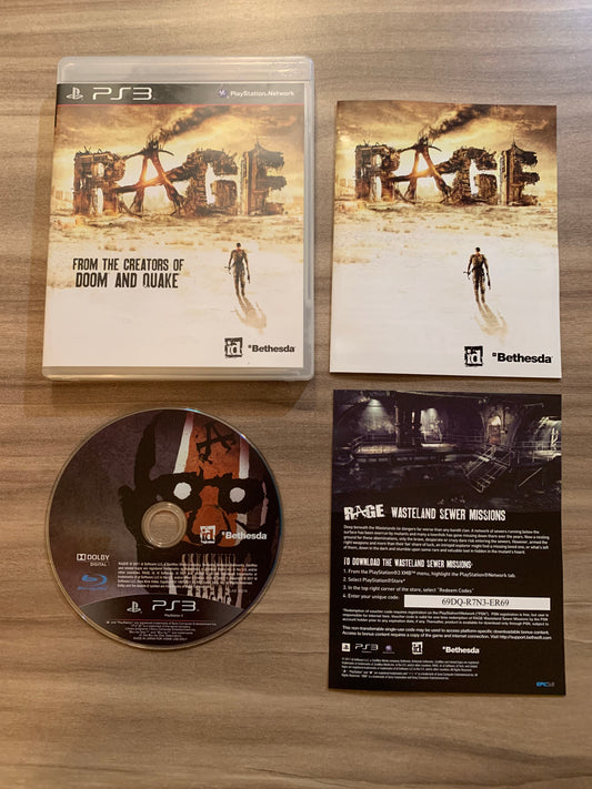 PiXEL-RETRO.COM : SONY PLAYSTATION 3 (PS3) COMPLET CIB BOX MANUAL GAME NTSC RAGE